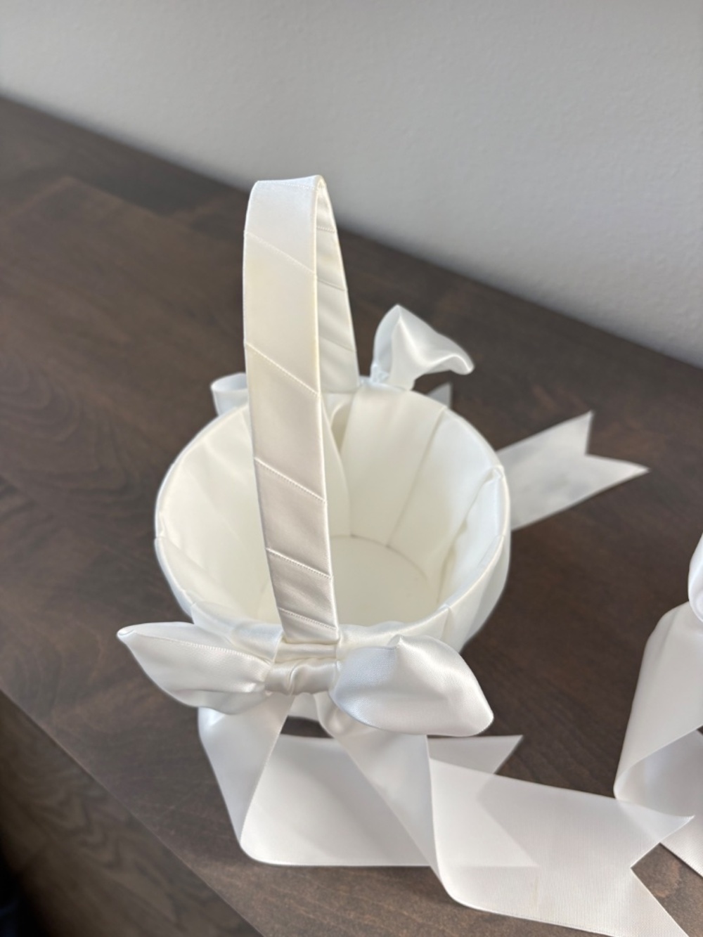Set of Two Wedding Flower Girl Baskets - Picture 6 of 8
